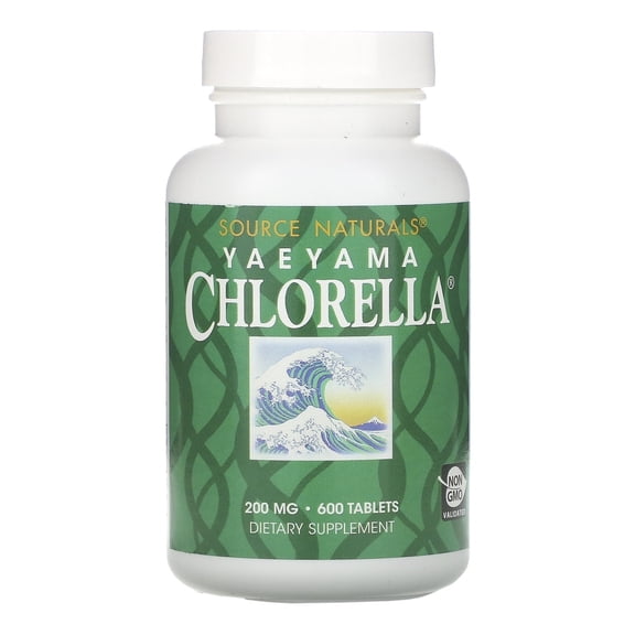 Source Naturals - Yaeyama Chlorella 200 mg. - 600 Tablets