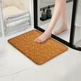thumbnail image 4 of aoksee Bathroom Mat Clearance! 1pc Memory Foam Bath Rug Embossed Bathroom Mat Water Absorbent and Washable Bath Rugs Non-Slip Thick Soft and Comfortable Carpet For Show, Kitchen Mat, 4 of 6