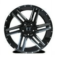 thumbnail image 2 of 20X9.0 6-135 OFF ROAD FT-7 Black / Machined Wheel 0/87.1, 2 of 2