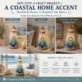 thumbnail image 5 of Beginner-Friendly DIY Lighted Sea Glass-Style Lighthouse Kit Collection Ocean Inspired Craft Kit for Coastal Home Decor Seasonal Display and Handmade Projects (sunset beach), 5 of 7