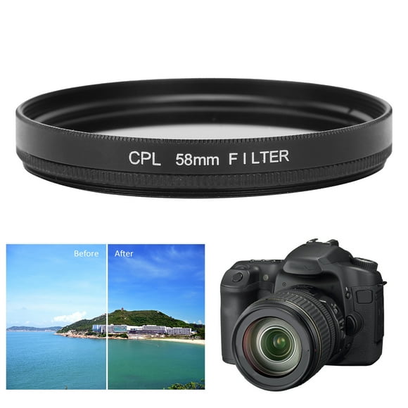 Junestar CPL Lens Filter DSLR Camera Polarizing Filter forNikonOlympus Fuji