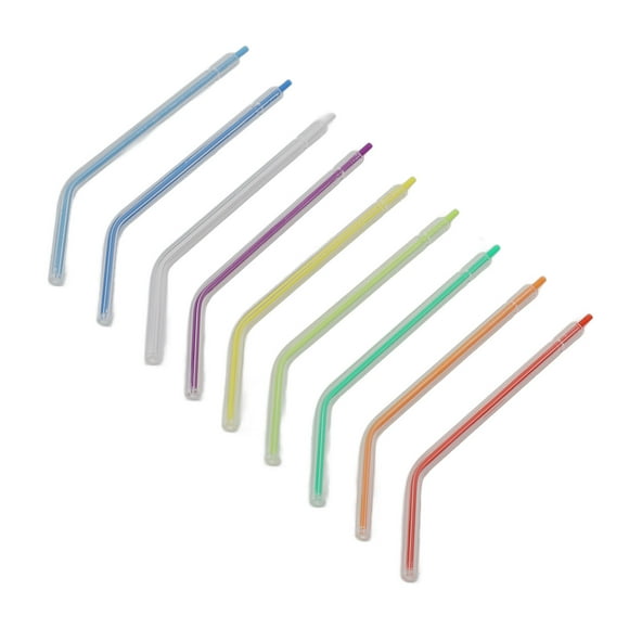 3 Way Air Water Syringe Nozzles, Air Water Syringe Tips Hygiene Precise Control 250pcs Colorful Professional Disposable for Clinic for Dentistry
