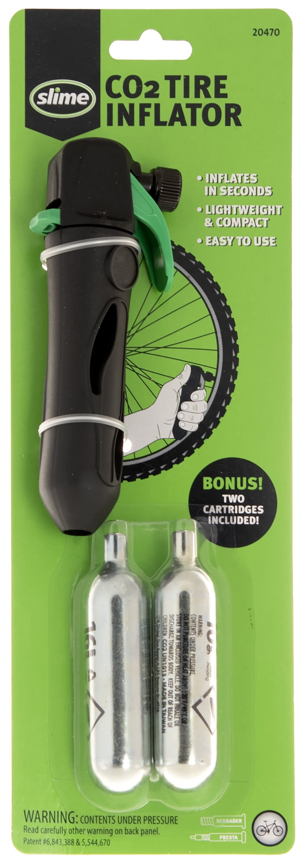 threadless co2 inflator