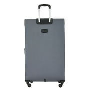 Protege Arendale 32 Soft Side Expandable Rolling Spinner Luggage, Gray