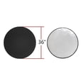 thumbnail image 2 of Tapis de Protection sous le Gril pour Patios (Argent-24 Pouces) Résistant à la Chaleur Ignifuge pour Foyer Rond de Jardin, 2 of 5