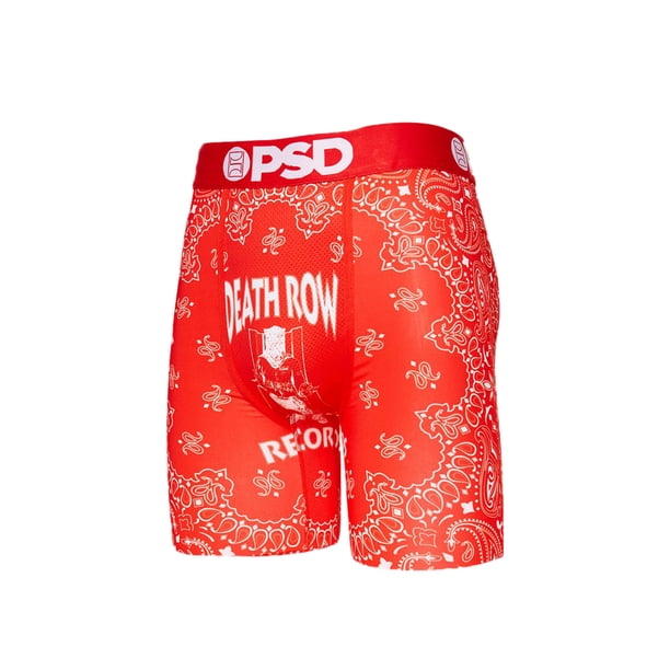 Download Psd Psd Death Row Red Bandana Boxer Briefs Men S Underwear Xx Large Walmart Com Walmart Com