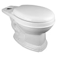 thumbnail image 4 of Round Toilet Bowl Part Only Sheffield White Grade A Vitreous China Porcelain w/Plastic Slow Close No slam Seat w/No Slip Bumpers Renovator's Supply, 4 of 10