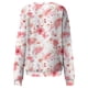 thumbnail image 2 of Gibobby Sudadera oversize mujer Sudadera suelta casual de manga larga con cuello redondo para mujer blusa grande de manga larga(Rosa,M), 2 of 4