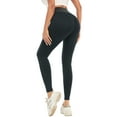 thumbnail image 7 of DODOING Women High Waist Yoga Leggings Texrured Tummy Control Butt Lift Booty Pants Workout Running Tights,Black-Grey, S-2XL, 7 of 7