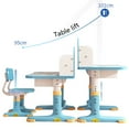 thumbnail image 3 of Riguas Adjustable Height Kids Cartoon Pattern Activity Tables with with Chair Drawer, 3 of 11
