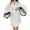 White, variant on Silky Robes for Women 3/4 Sleeve Lace Loose Fit Kimono Robe Bride Bridesmaid Wedding Party Robe Sleepwear