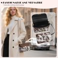 thumbnail image 3 of Pzuqiu Cow Print Leather Cross Body Bag Lightness Minimalist Crossbody Bag with Chain Strap for Women Fashionable Design Versatile Practical for Daily Use and Travel, 3 of 7