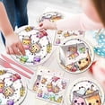 thumbnail image 5 of Boba Tea Party Decorations,Bubble Tea Birthday Tableware Set Include Boba Tea Plate Napkins Cups Banner Tablecloth and Boba Tea Hanging Swirls for Boba Birthday Party Decorations, 5 of 6