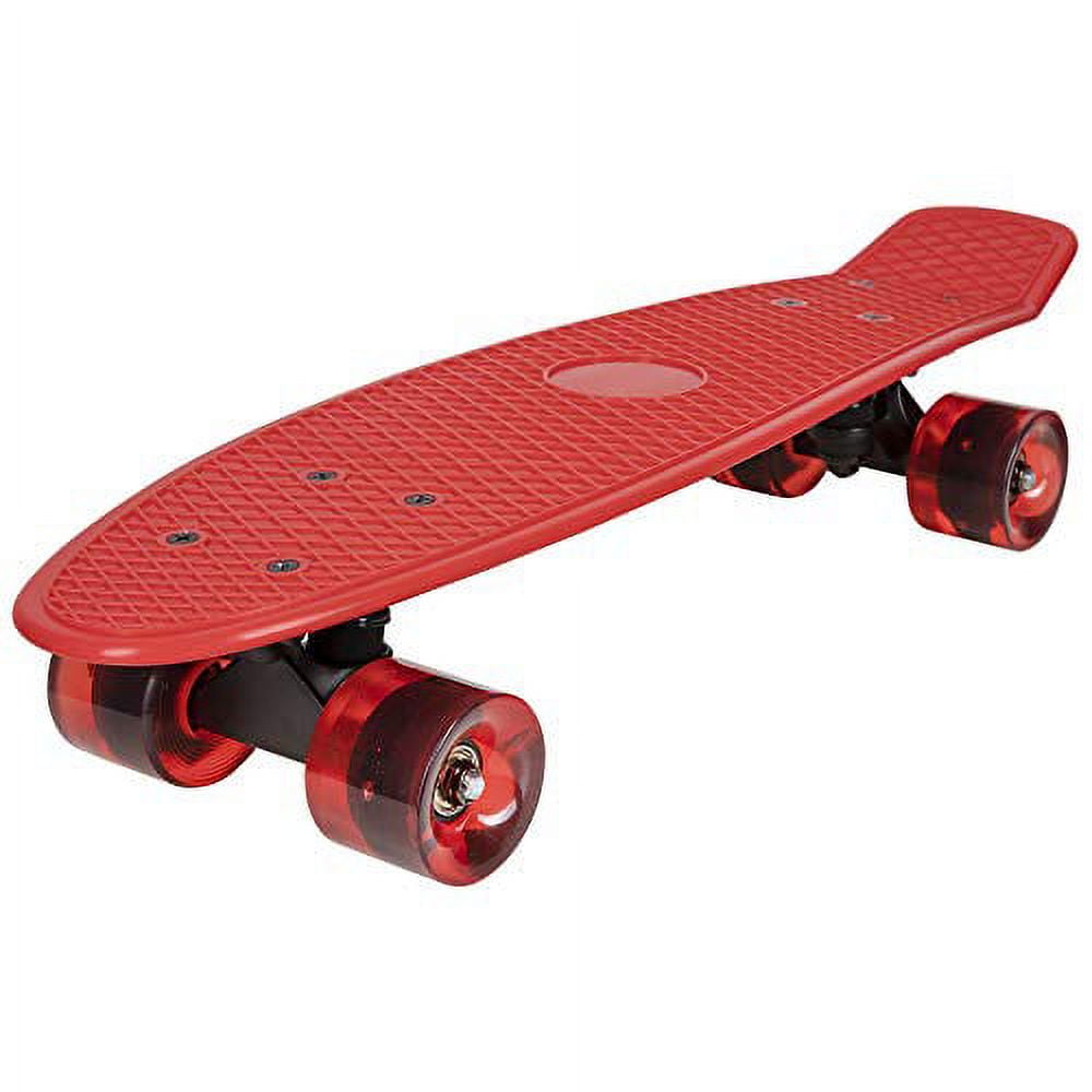 Skatro Mini Cruiser Skateboard 22X6Inch Retro Style Plastic Board Is