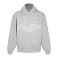 thumbnail image 1 of Sweat à Capuche Planète Cassé Tendance Américaine Imprimé Amusant de Rue plus Velours design Ample, 1 of 5