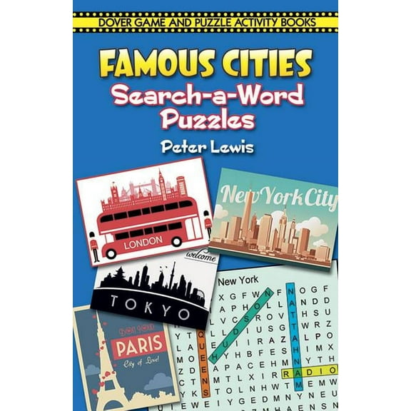 Dover Kids Activity Books: Famous Cities Search-a-Word Puzzles (Paperback)