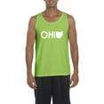 thumbnail image 1 of Artix - Men's Tank Top for Men, up to Men Size 3XL - Ohio Map, 1 of 3