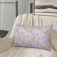 thumbnail image 5 of Fuzoiu Hand drawn bunny Print Fuzzy Pillowcases, Super Soft Pillow Case Cover with Zipper for Bedroom, Sofa, Couch,Cozy Pillow Shams for All Seasons-14"x20", 5 of 6