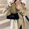 thumbnail image 4 of Bolso Hobo Monedero Con Lazo para Mujer Ante Embrague Sólido, 4 of 9