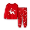 thumbnail image 1 of Conjunto de pijama de dibujos animados para niños y niñas, ropa de dormir familiar, de Navidad, P86, novedad, 1 of 4