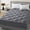 Grey, variant on WQSPRING Twin Mattress Topper 500GSM Extra Thick Cooling for Back Pain 8-21 inch Deep Pocket White