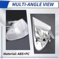 thumbnail image 4 of 1Pair Front Corner Light Turn Signal Lamp Lenses for 3 Series E46 1998-2001 63136902766 63136902765, 4 of 5