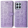 thumbnail image 1 of Funda Cartera FOXDOCK para Honor X8b 4G , Flip PU con Relieve de Gatos y Perros, Tarjetero y Soporte, 1 of 6