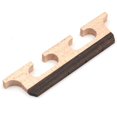 thumbnail image 5 of Érable Bois 4 Cordes Banjo Remplacement Pont de Cordes Pièces d'Instrument, 5 of 5
