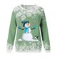 thumbnail image 5 of Pntutb Mujer Otoño e Invierno Impreso Camiseta Suelta Manga Larga Blusa Cuello Redondo Casual tops Pntutb Pntutb-2590, 5 of 6