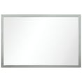 thumbnail image 4 of Empire Art Direct Contempo Stainless Steel Gold Wall Mirror Plished Silver 20" x 30" Silver, 4 of 14