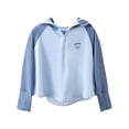 thumbnail image 2 of Antinious Kids Winter Jacket,Winter Coat for Boys Girls,Girls'Spring And Fall Hoodies Children's Outdoor Versatile Hooded Zipper Jacket Sports Top Long Sleeve Hooded Casual Jacket,Blue,3XL, 2 of 3
