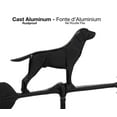 thumbnail image 4 of Klassen Bronze Retriever Dog Cast Aluminum Weathervane, Black, 4 of 7