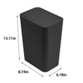 thumbnail image 5 of HBBKVI 1.8 Gallon 2 Pcak Press Lid Trash Can, Plastic Bathroom Trash Can, Black, 5 of 8