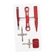 thumbnail image 3 of Kit de herramientas de reparación de carretes de pesca, extractor de pasadores, extractor de tapas, varilla superior cruzada, multifunción Rojo, 3 of 9