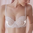 thumbnail image 5 of Jamsmile Women Push Up Bras Embroidery Lace Lift Thick Cup Supportive Full Coverage Seamless Bras Comfort Everyday Bras, 5 of 9