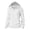 White, variant on Ecqkame Women's Waffle Hoodies Lightweight Zip Up Long Sleeve Hooded Casual Jacket Solid Color Comfortable Sweatshirts Black L