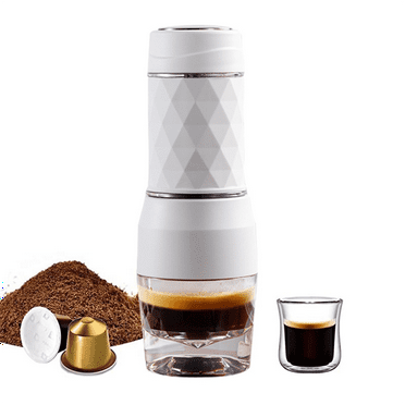 Portable Coffee Maker Espresso Machine,White
