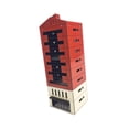 thumbnail image 2 of MERIGLARE City Building Model Simulation Compact Desktop Display Miniature Scene Model Style B, 2 of 8