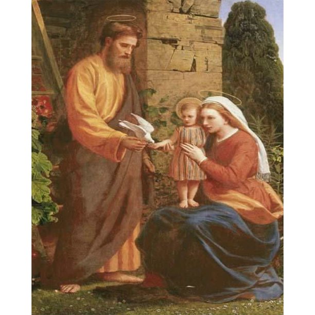 Wdftyju Kit de pintura de bricolaje por número Familia colorida de Jesús Sin marco Decoración para el hogar (X319) Wdftyju 6px0ls6wf1jq2ug4D03