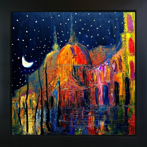 La Pastiche  Justyna Kopania 'Night' Framed Fine Art Print