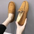 thumbnail image 1 of XIHAHA, mocasines informales, zapatos náuticos, zapatillas de deporte para mujer, nueva moda, zapatos para conducir, zapatos para caminar para niñas, zapatos informales de lana para mujer, 1 of 5