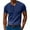 Navy, variant on cfhntfmh Men's Summer T-Shirts Corduroy V Neck Ribbed Knit Stretch Casual Basic Shirts Summer Plain Solid Tops Tee