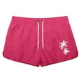 thumbnail image 4 of Mens Swim Trunks Summer Sports Fashion Leisure Travel Polyester Coconut Tree Printed Beach Shorts For Men Swim Shorts Hot Pink XXXL, 4 of 4