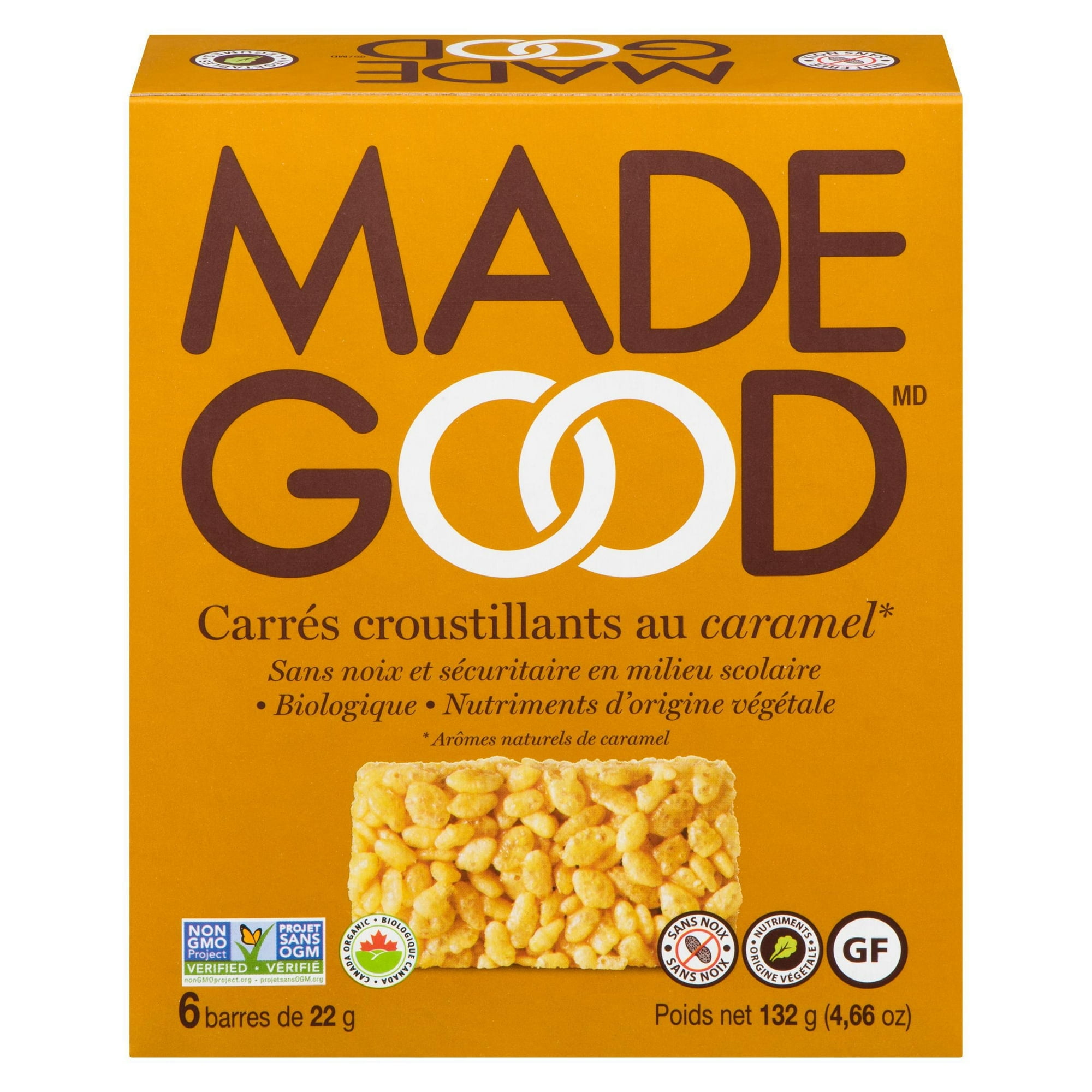 Made Good Caramel Crispy Squares