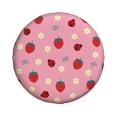 thumbnail image 2 of Gaeub Strawberry and Ladybugs 14-17in Tire Cover, Spare Tire Cover, for Camper Caravan, Trailer, Car, Truck, SUV, Jeep - 17 inch, 2 of 9