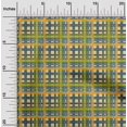 thumbnail image 1 of oneOone Polyester Lycra Light Yellow Fabric Madras Check Craft Projects Decor Fabric Printed By The Yard 56 Inch Wide, 1 of 1