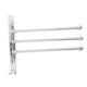 thumbnail image 5 of Onizador de Soporte de Bra de Toal Abatible, Estante de Toal de material acero Inoxidable Que Ahorra Espacio con Brazos de /4 pa , en Silver_3Bs Colco Estante de la toalla del cuarto de baño, 5 of 8