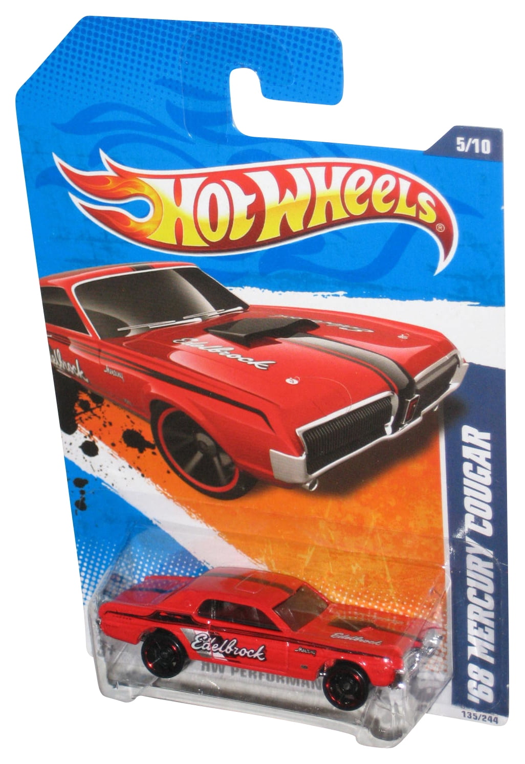 ホットウィール hotwheels マーキュリー　Merc Hot Wheels HW Race (2014) Red '68 Mercury Cougar Car 170/250