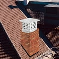 thumbnail image 6 of Chimney Cap,Chimney Cover,Chimney Rain Caps with Adjustable Metal Strips,Screws & Gloves,304 Stainless Steel Fireplace Chimney Caps for Outside, 6 of 8