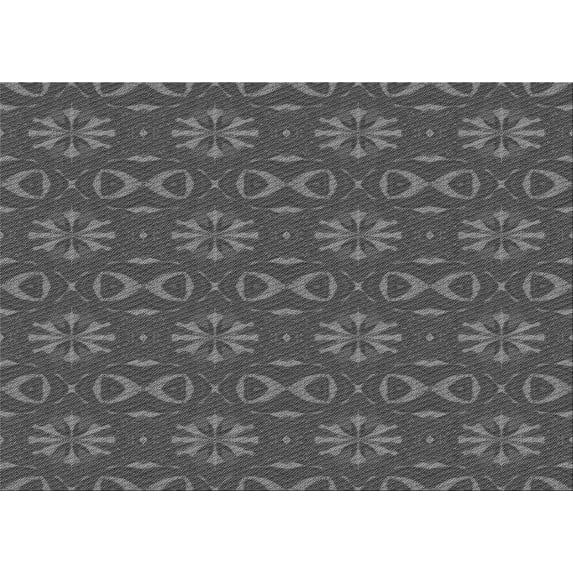 Ahgly Company Machine Washable Indoor Rectangle Transitional Platinum Gray Area Rugs, 8' x 10'